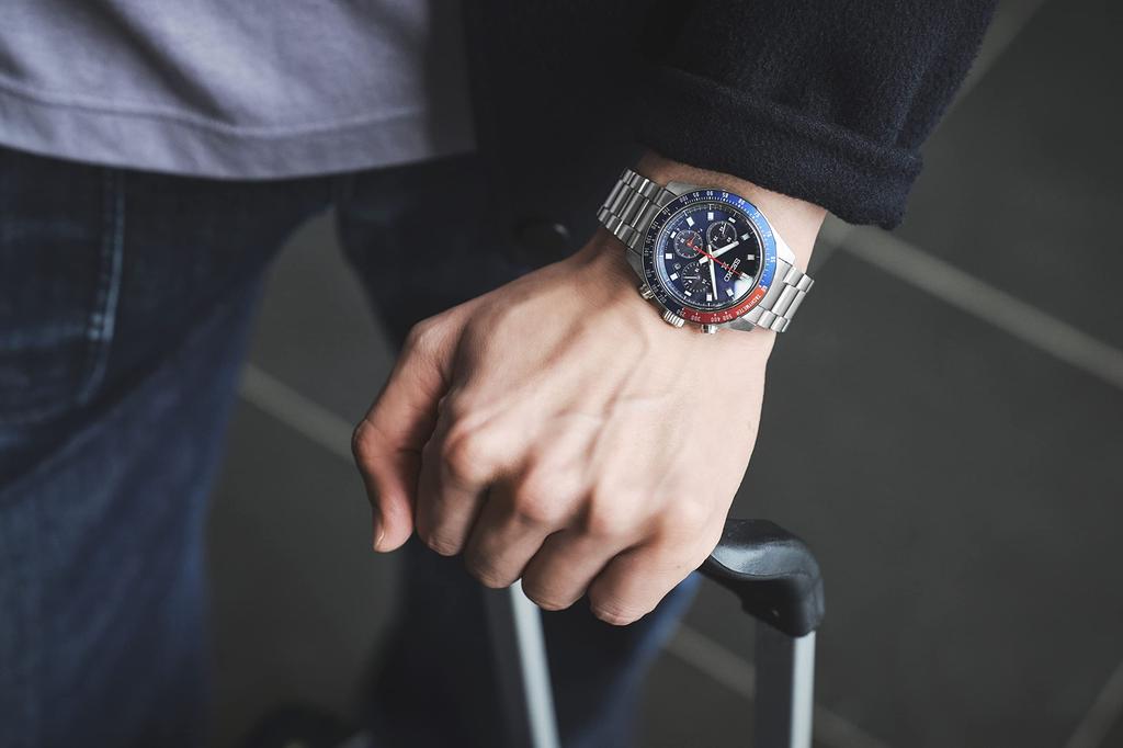 [Seiko Watch] Wristwatch PROSPEX SPEEDTIMER Solar Chronograph Large SBDL097 Men's Silver