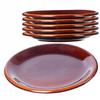 KADAX Shallow Dinner Plate 24 Cm Stoneware Brown
