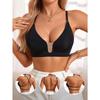 Women's Multi-Way Beauty Back Bra Sexy Backless Halter Bra Plus Size Push Up Brassiere