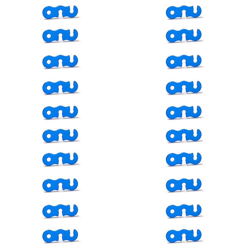 Aluminiumlegierung Zelt Windseil S-Typ Spanner Befestigungselement Einstellbar Camping Zelt Kordel Seil Schnalle Zeltzubehör Für Outdoor