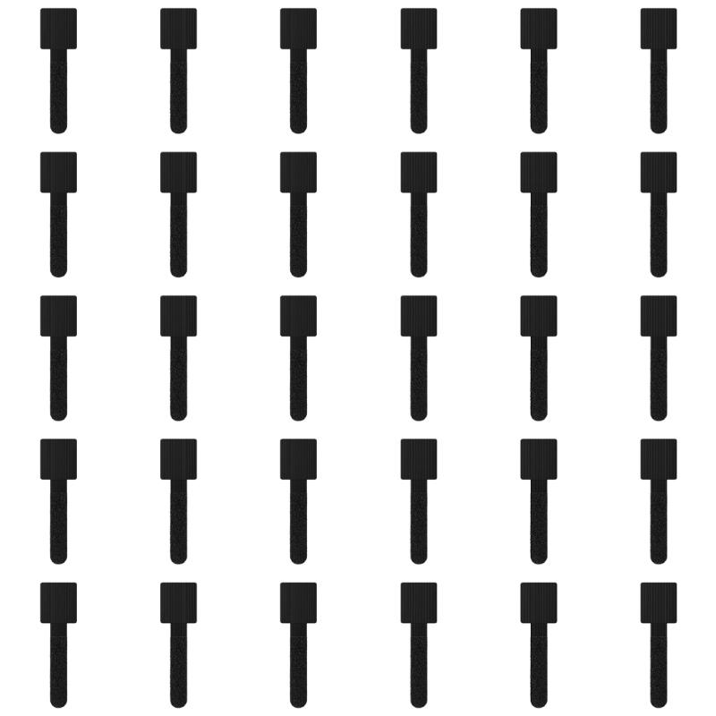 

1Set Cable Clips Wire Organization Ties For Simple Organization Of Electronics Cables In Various Environments 30 items чорний