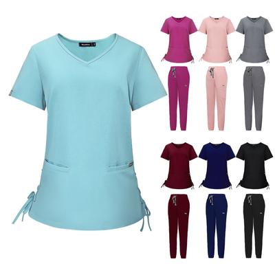 Noua sală de operație Scrubs pentru uniforme medicală Set de scrubs de lucru pentru spitale Rechizite medicale Asistentă pentru chirurgie dentară Costum de lucru