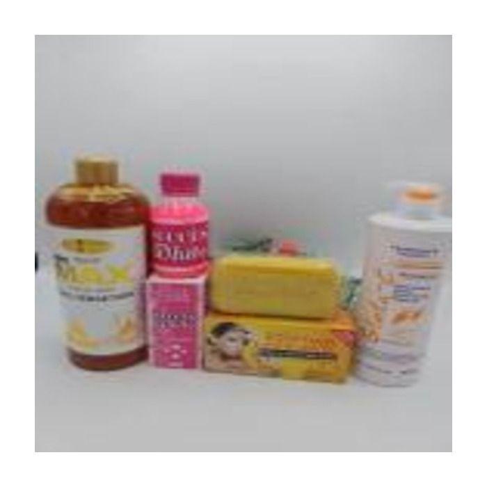 Gamme corporelle Pro Teint White – Gel Douche+ Huile Success White + Lait Corporel Gluta-C+ Savon Purec Egyptian Gold