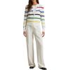 Polo Ralph Lauren Striped Cotton Crew Neck Sweater Women Sweater 211A89211-001