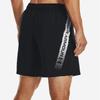 Under Armour Printed Woven Sports Shorts Men Bottoms Black 1370388-001