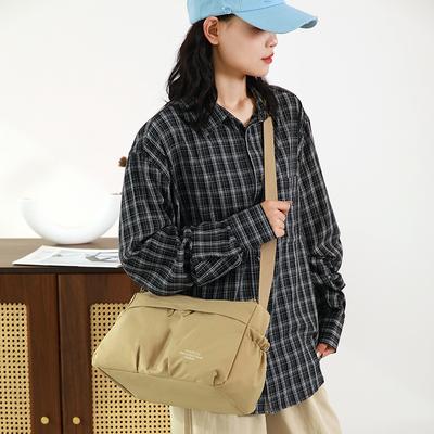 New Nylon Cloth Women's Messenger Bag Anti-splashing Messenger Bag Lightweight Shoulder Multi-layer Satchel
