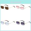 Square Unisex Sunglasses With Uv400 Protection For Outdoor Fashion And Parties
