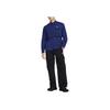Nike Solid Logo Loose Long Sleeve Shirt Men Shirts Blue HJ2466-492