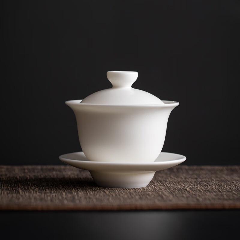 SUSHI CERAMICS Chiny Biały San Cai Gaiwan