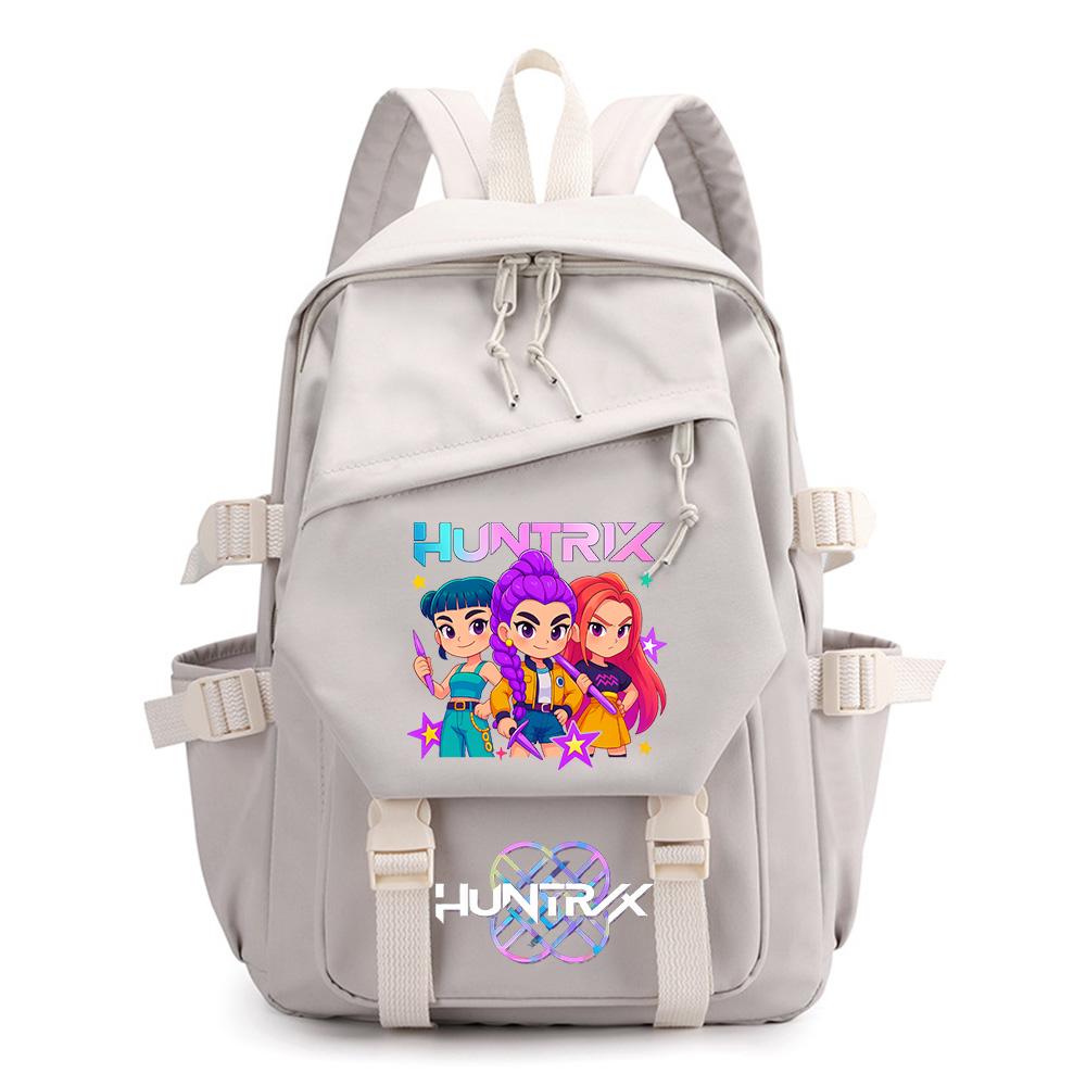 Anime K-Pop Printed Waterproof Backpack for Teen Boy Gril Schoolbag Children Student Women Large Capacity Travel Bag Kid Gift Mochila