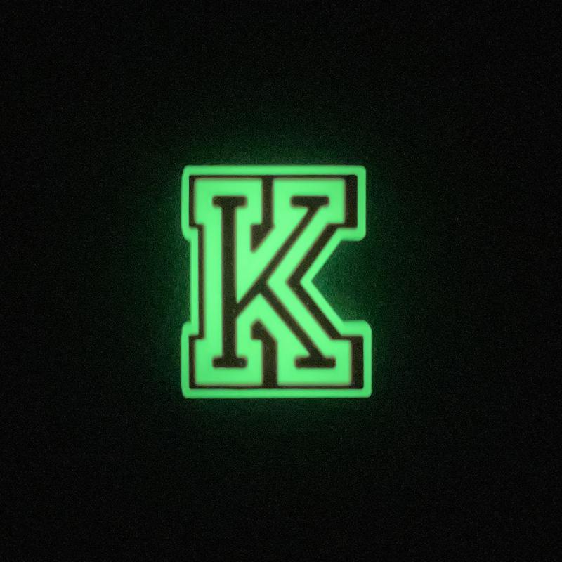 New Glow Letter Shoes Charms for Clog Sandals Shoe Charm Decoration 0-6 Number Alphabet ABC-Z Letter DIY Shoes Pins for Men Wome