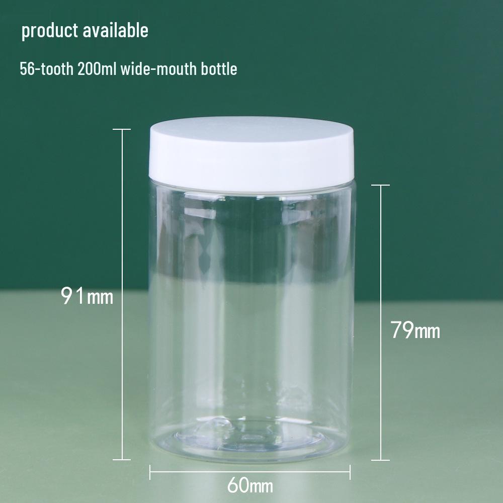 Clear Wide-Mouth PET Plastic Eye Cream Jar - Available In 50/100/120/250ml Sizes