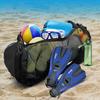 Mesh Beach Bags For Women Womens Shoulder Hand Bag Sandproof Mesh Swimming Pool Travel Bags Large Beach Tote Grocery Storage Net