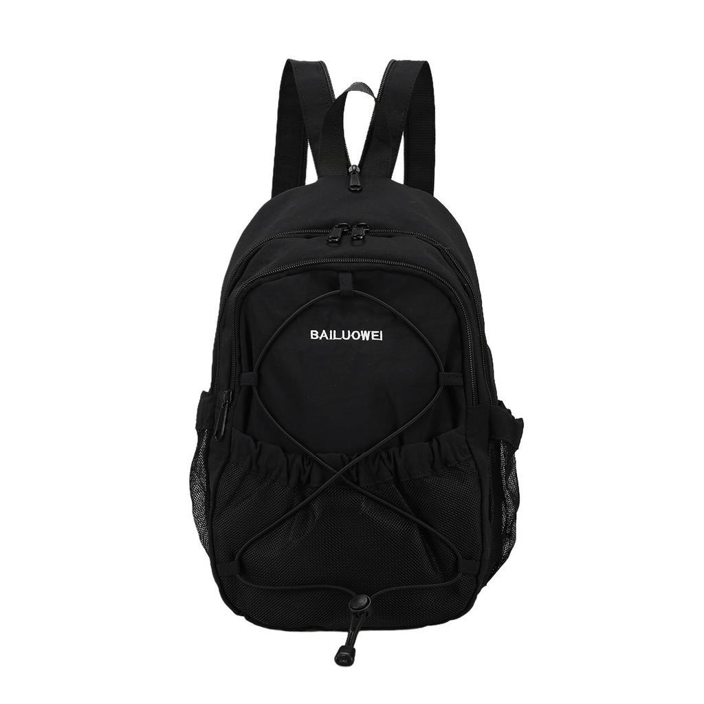 Schoolbag niche outdoor lightweight small backpack men and women travel crossbody breast bag leisure hiking bag dual-purpose backpack