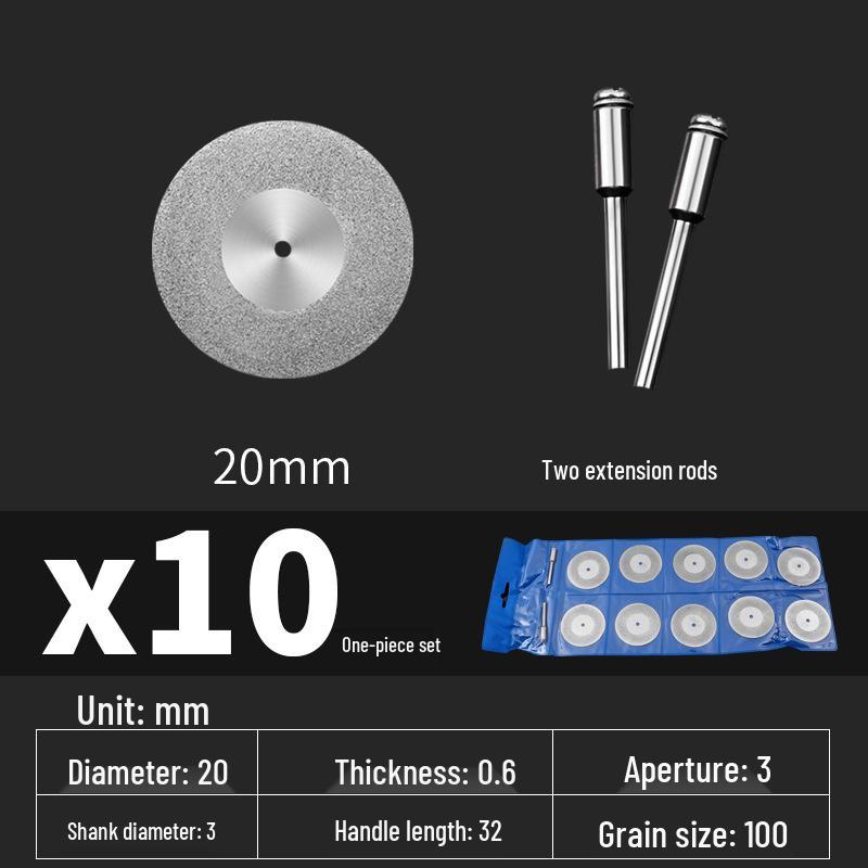 Jade Glass Diamond Abrasive Grout Cleaning Mini Saw Blade, Electric Grinding Disc
