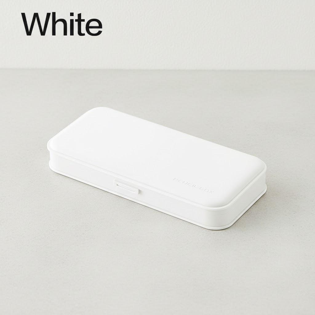 

Multifunctional Rectangle Pencil Case Creative Plastic School Office Organizer Storage Supplies for Students белый