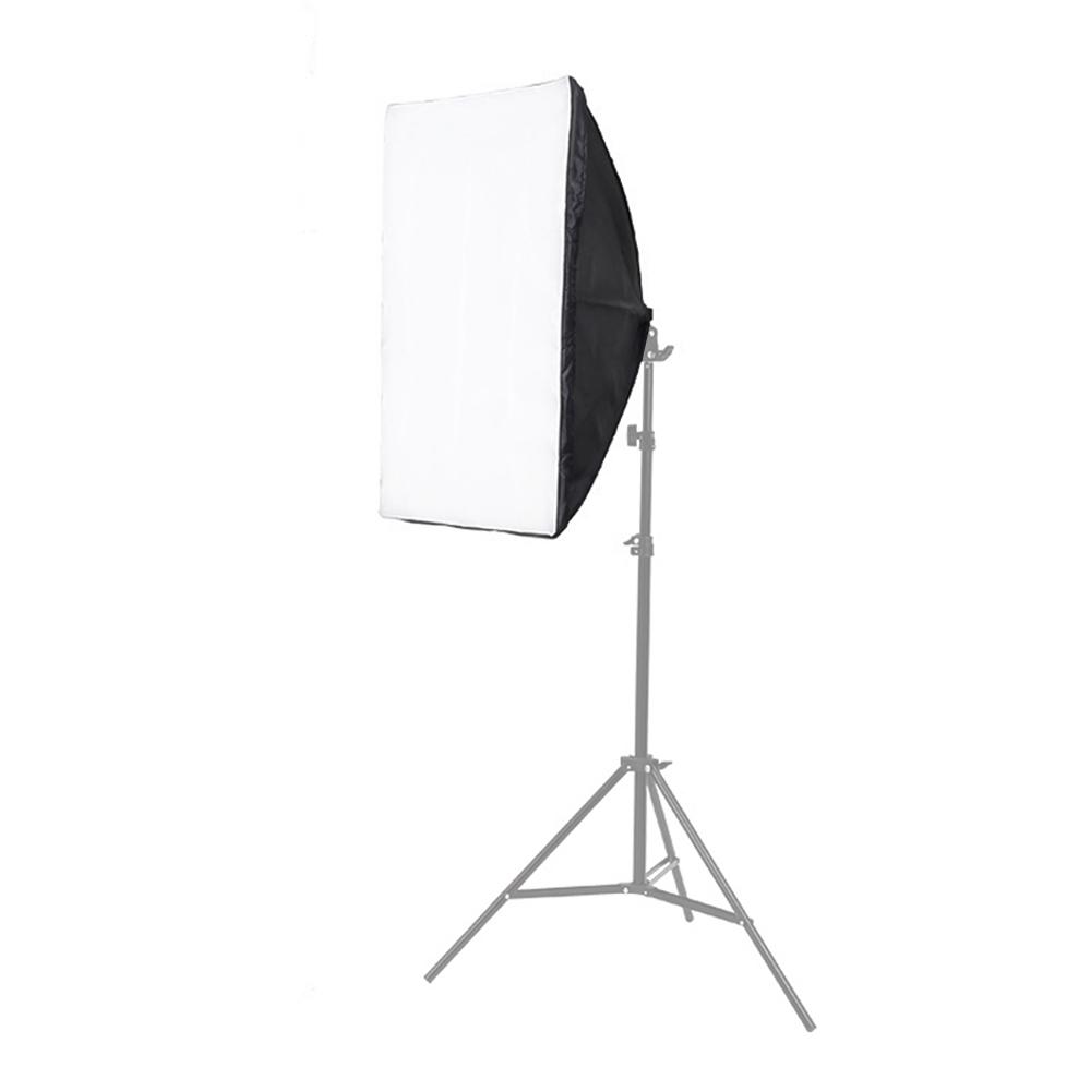 60 * 90 cm/24 * 35,4 Zoll quadratische Fotografie-Softbox mit abnehmbarem Diffusortuch und Bowens-Halterung
