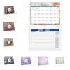 Countdown English  Desk Calendar Efficient Scheduling Table  Planner Calendar  Office Supplies