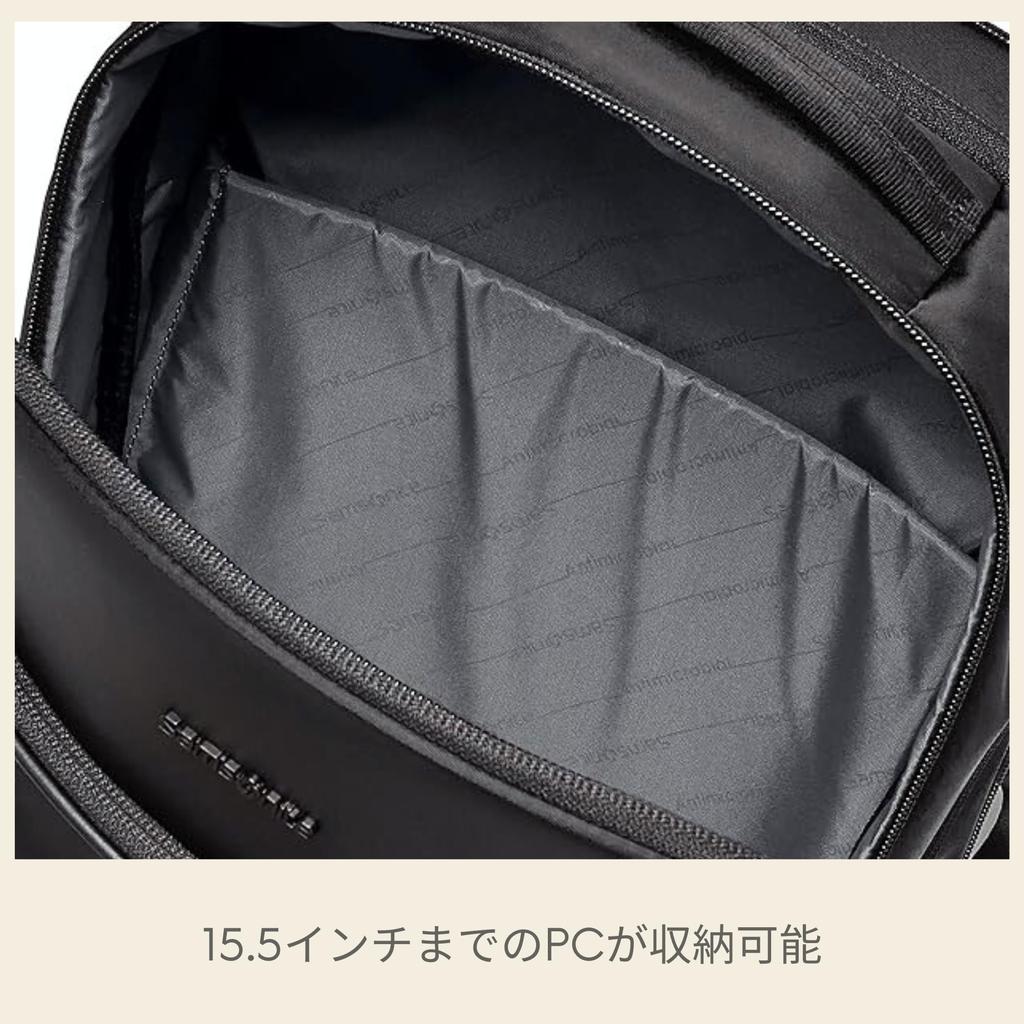 Samsonite Men's Flyz-Lite 2 Backpack, Medium, Expandable, Black