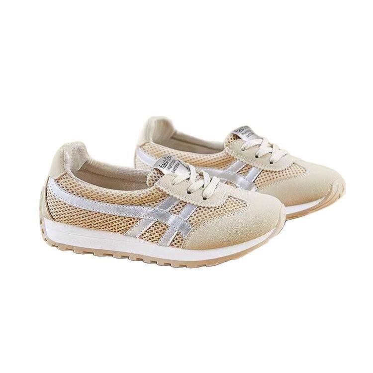 Mesh breathable little white shoes women's shoes autumn 2025 new thick-soled casual sports shoes versatile soft-soled running shoes