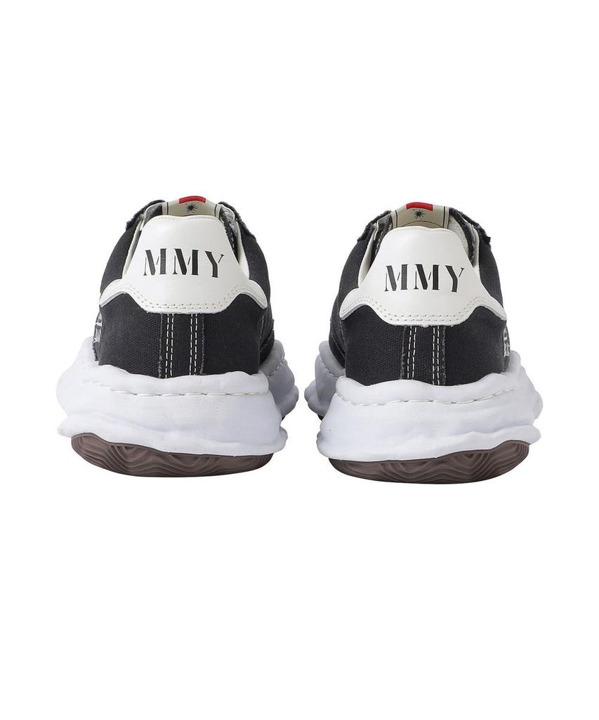 A08FW735-BLACK Maison MIHARA YASUHIRO BLAKEY OG Zool Canvas Lage top (Heren)