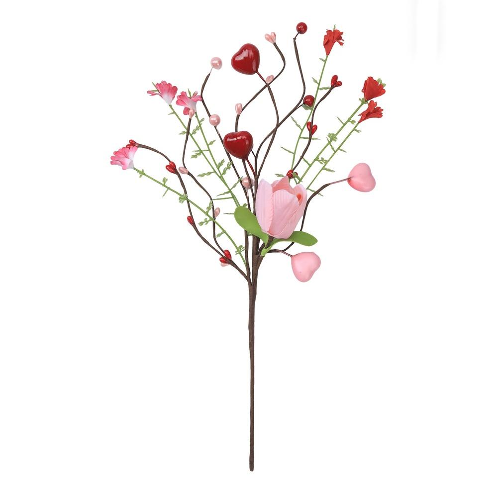 Artificial Flowers Silk Rose Centerpiece Realistic Design Delicate Texture Details Versatile Tabletop Decor For Dining Table