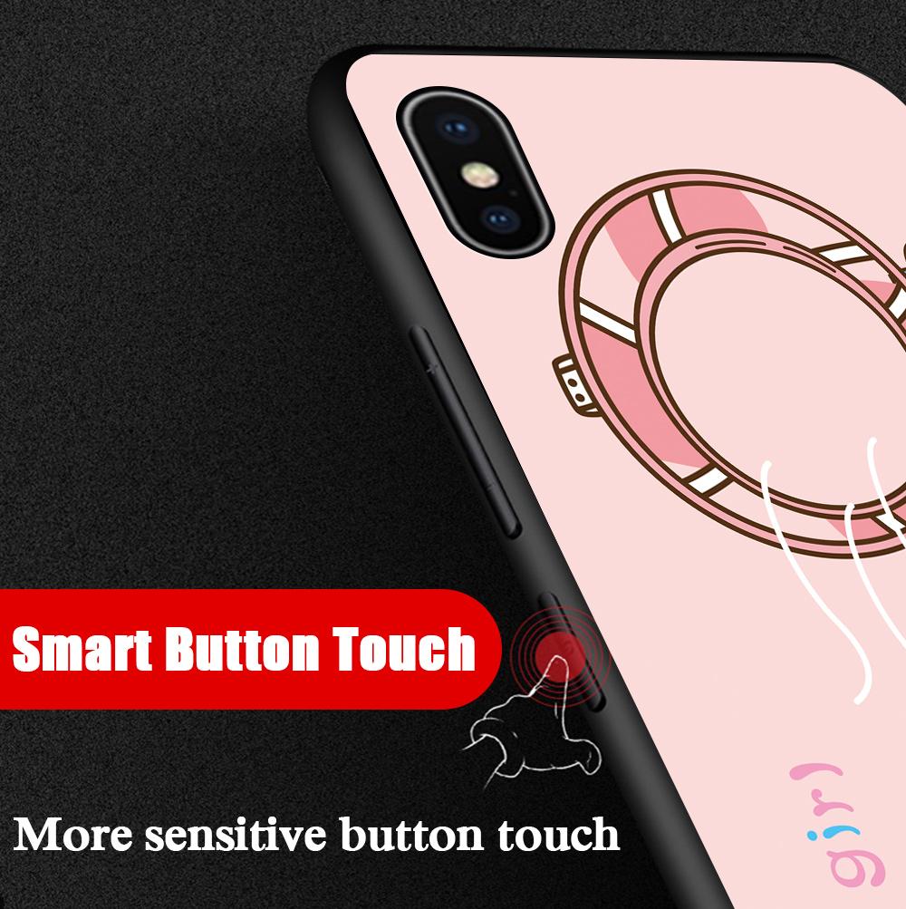 Cute Girl Eat Watermelon Blowing Fan Case Fete Boys Lovely Dog Carcasă