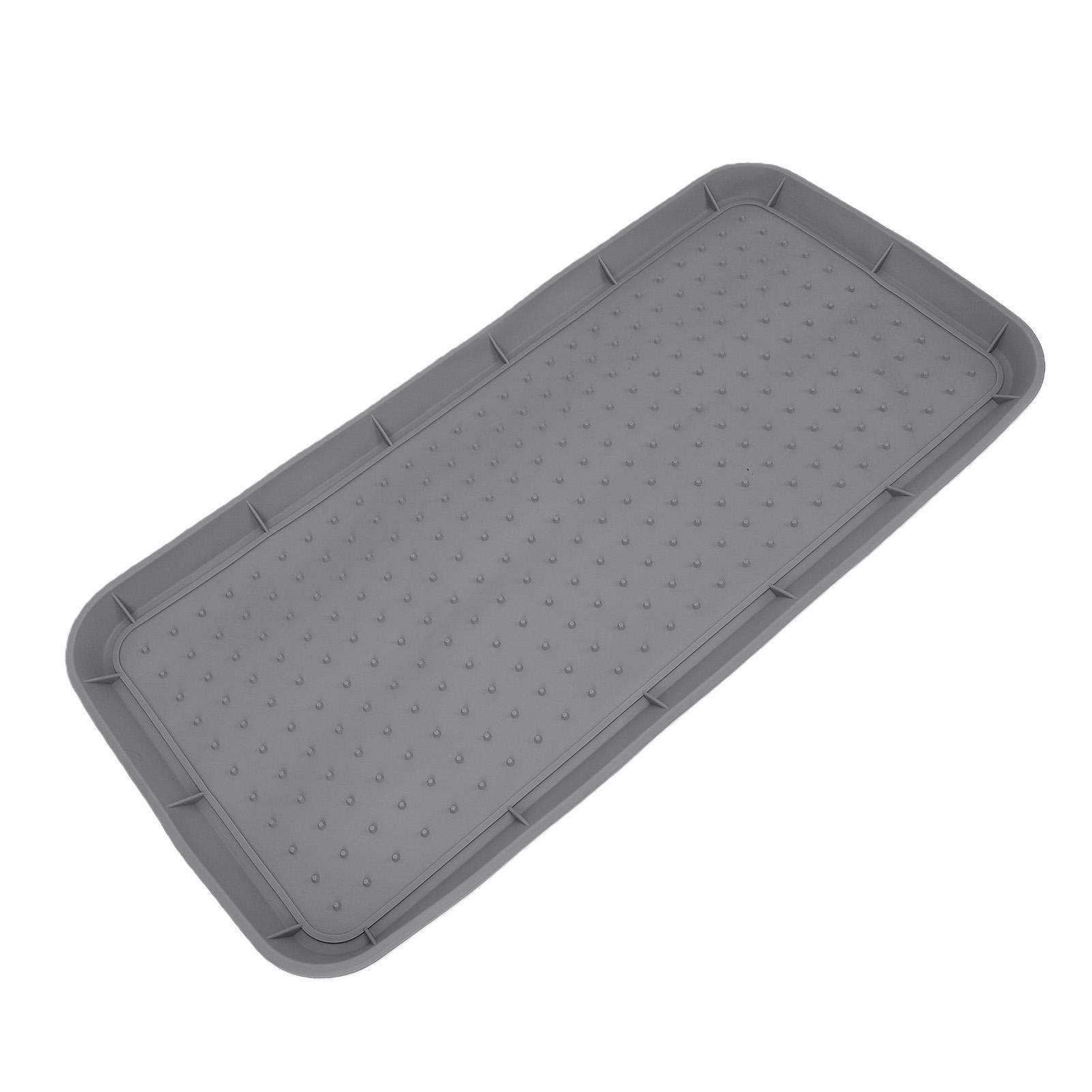 

Silicone Shoe Tray with Lip Non Slip Heavy Duty Boot Mat for Front Door Entryway Indoor Outdoor Use