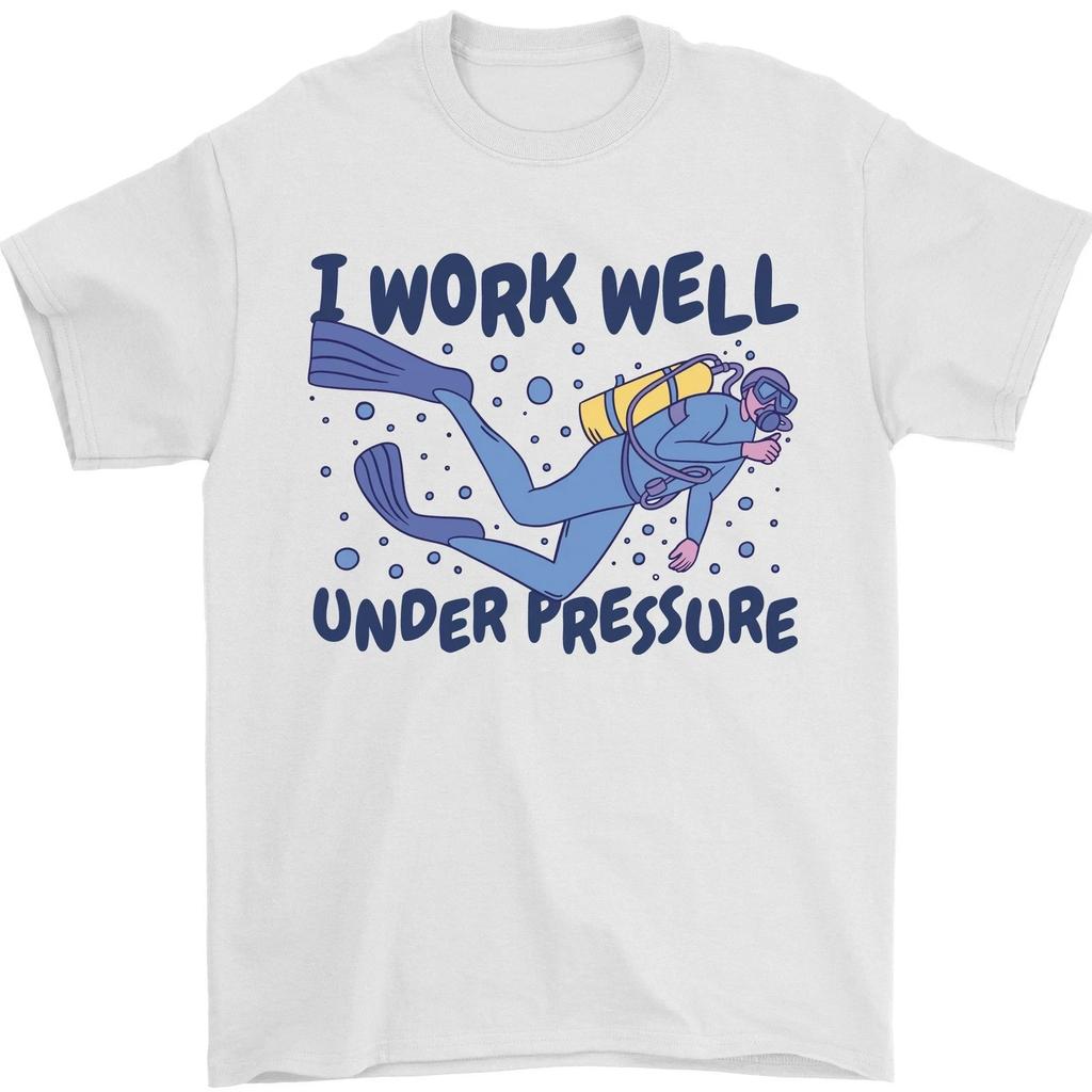 Scuba Diving Work Well Under Pressure Diver Unisex T-Shirt Size S-4XL