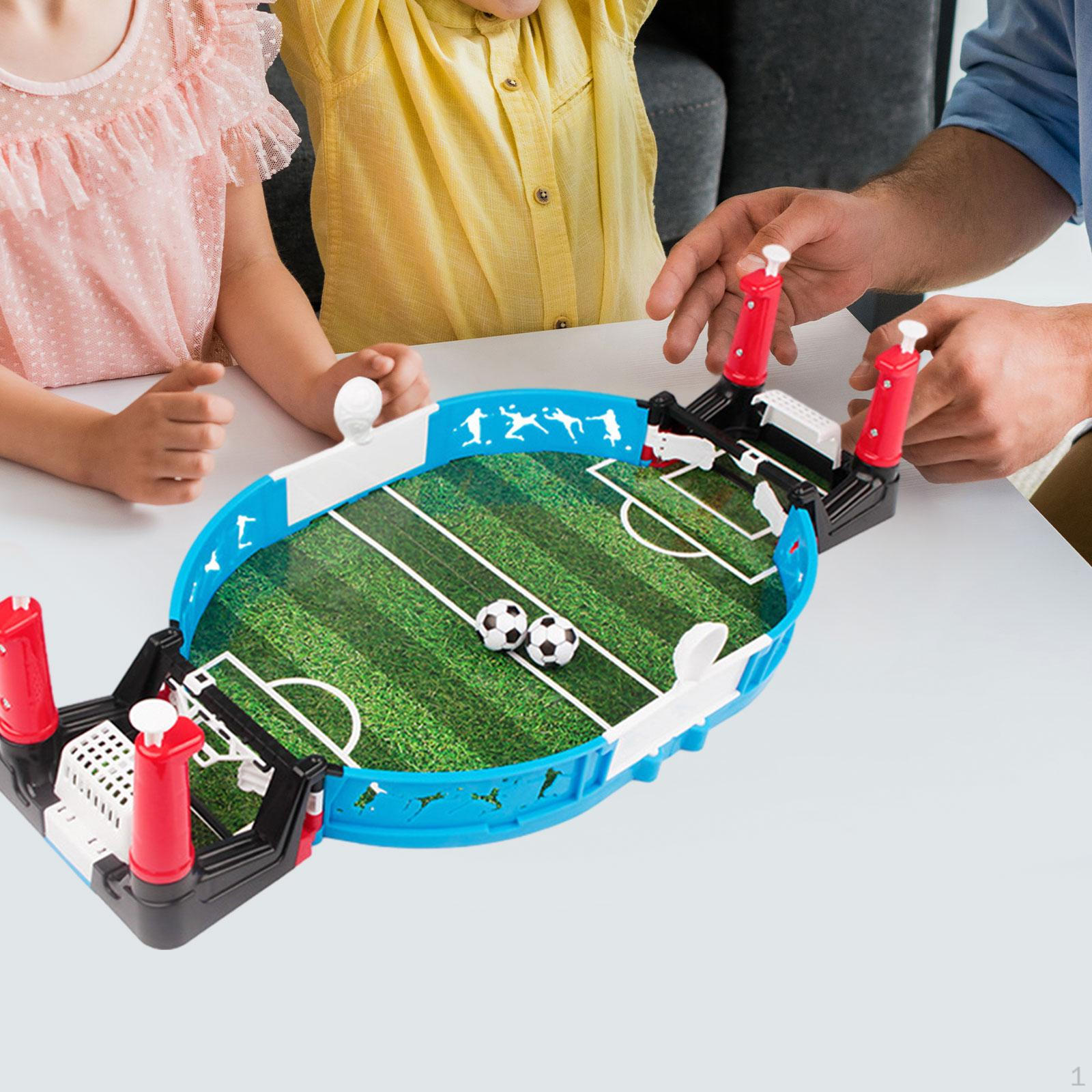 Table Soccer Football Board Game Portable Mini Tabletop for Entertainment Family