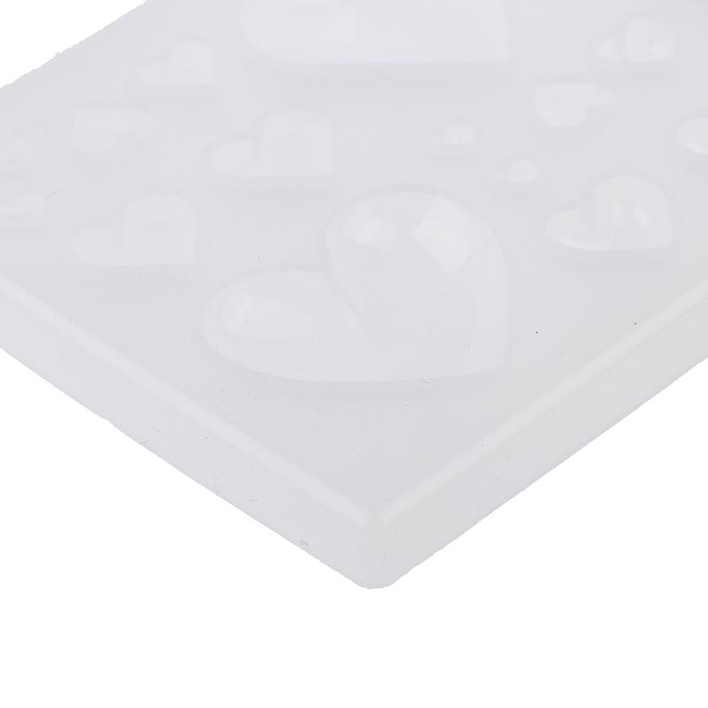 Candy Heart Silicone Mold Assortment Resin Cabochon Making Epoxy Craft Supplies