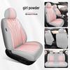 Nappa Leather Breathable Seat Cover: Universal Full Coverage for Five-Seater