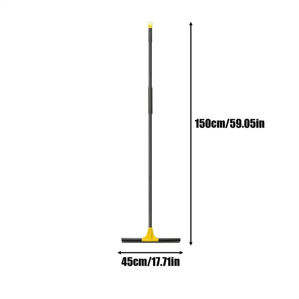 Squeegee Broom For Floor Long Handle Garage Squeegee Telescopic Shower Water Scraper For Housekeepers Homeowners RV Travelers