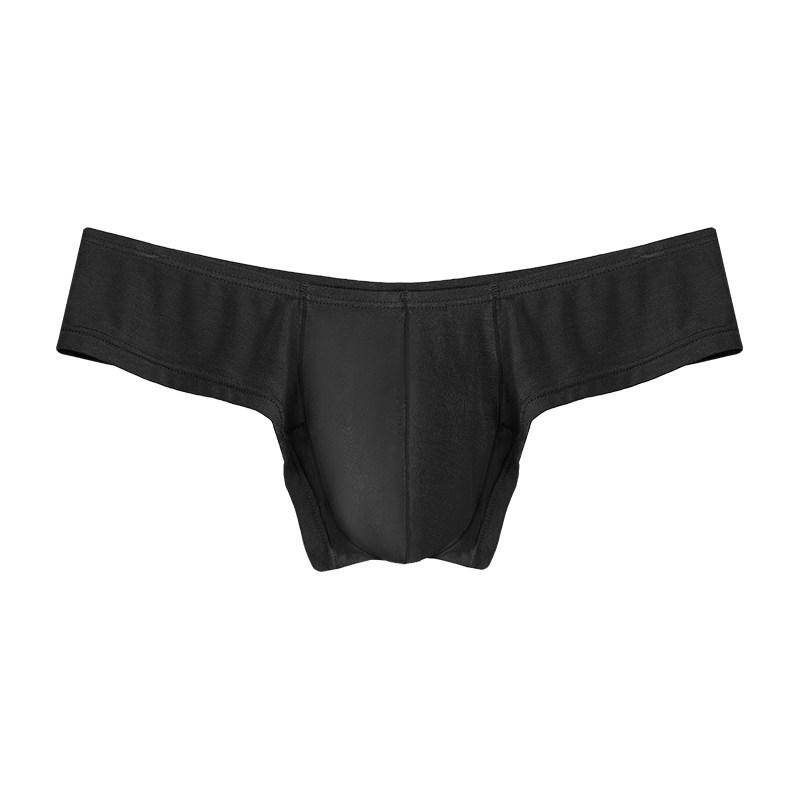 Men's Summer Thin Sexy U Convex Large Pouch Sports Low-waisted Briefs