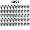 50/20 Pack Solar Panel Wire Clips for 2x6mm Stainless Steel Cables Photovoltaic Trailer Wire Clip