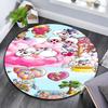 Diddl Cartoon Pattern Round rug,Carpet Rug for Living Room Bedroom Playroom ,Non-slip Floor Mat,Holiday Gifts and Birthday Gifts.