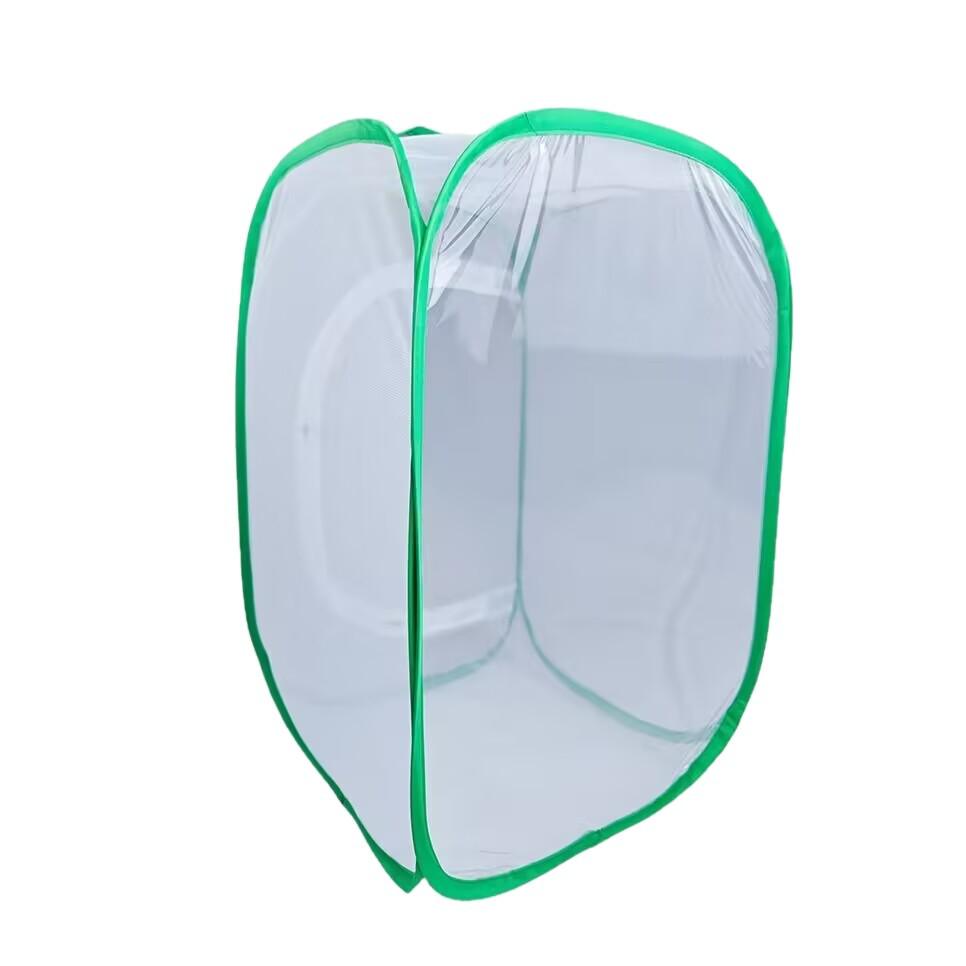 Folding PVC Cage for Pets, Greenhouse, Insect-Proof, Reptile Breeding, Butterfly House