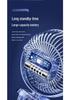 Portable USB Rechargeable Wall-Mounted Clip Fan with Light