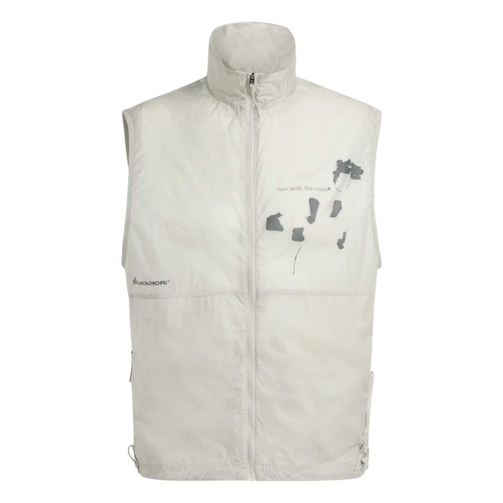 Adidas Adi365 H. Koumori Stand Collar Zipper Multi-Pocket Sleeveless Running Vest Men vests JZ7759