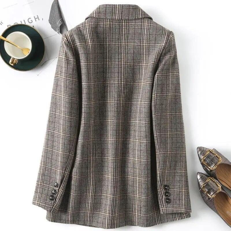 Mantel Locker Sitzend Einteiliger Anzug Oberteil Blazer Damenbekleidung Blazer Damen