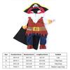 Polyester Cute Durable Pet Halloween Clothes Pirate Funny Costume Dress Up for Cats Dogs(S)