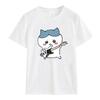 Cute Usagi Dance Print T-shirt Trendy Y2k Streetwear Woman Shirt Kawaii Anime Pattern Tee Shirt Harajuku Cotton Short-sleev Tops