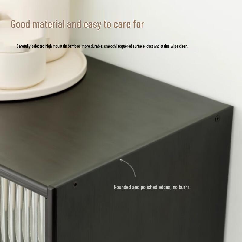 Dustproof Carbon Steel Desktop Cup & Tea Set Storage Rack