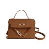 Handbag 2025 Summer New Lock Fashion Women's Bag Trend Line Embossed Shoulder Bag Trend Elegant Messenger Bag