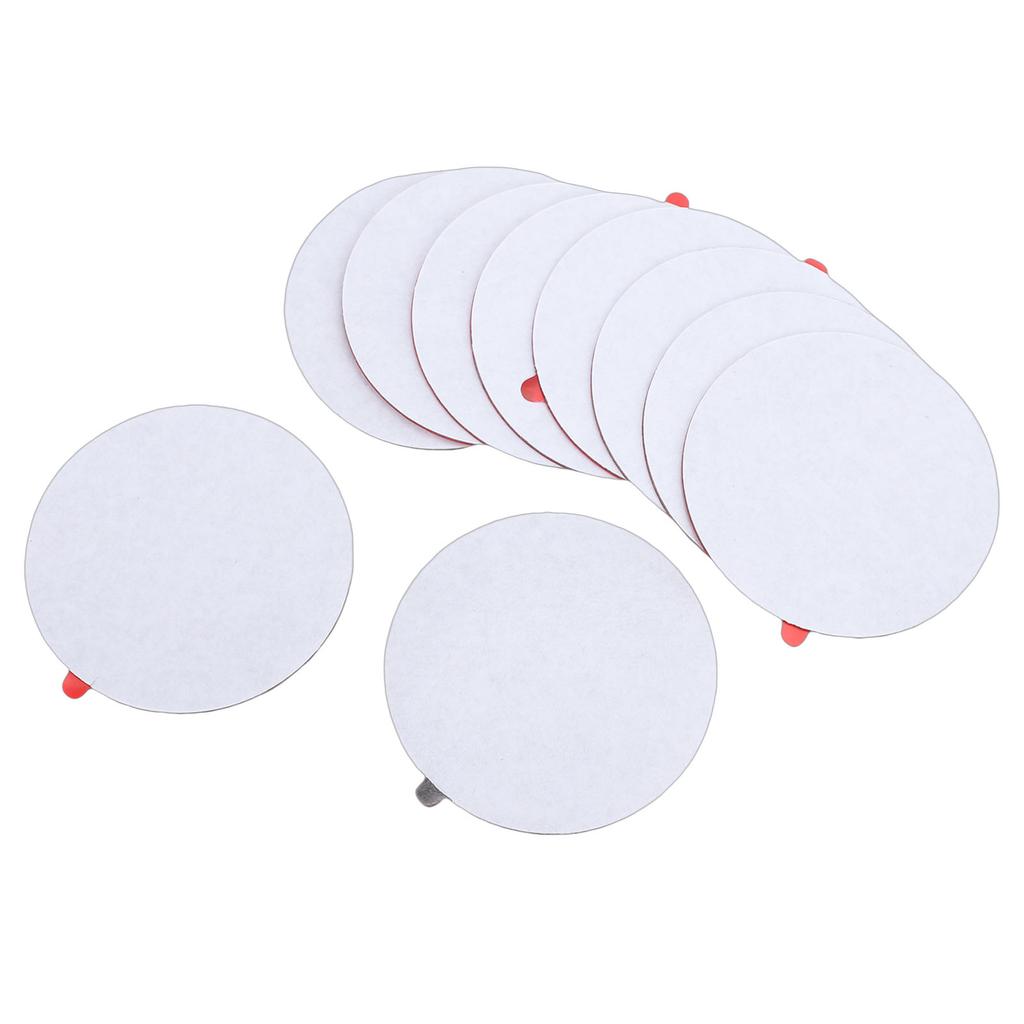 10pcs 2.36in Cam Mount Double Sided Adhesive Pads Board Mounting Disk Round Strong Grip Tape for Board GPS Camera Mounts