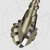 Serrated Tile Drill Bit Four-Edged Hexagonal Shank Drill Bit Drilling Tool for Glass Ceramic Concrete Brick