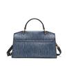 Borsa da Donna, Nuova Borsa da Donna Blu con Fantasia Serpente Versatile a Spalla Singola o Crossbody