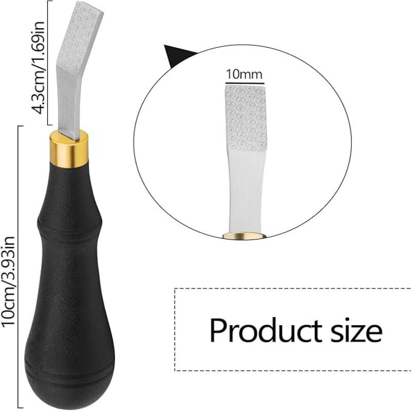 

MIUSIE 1 шт. силиконовая ручка грубый напильник кожа инструмент DIY кожа поверхность обработка края полированная грубая солнечная зернистость, 3/5 мм