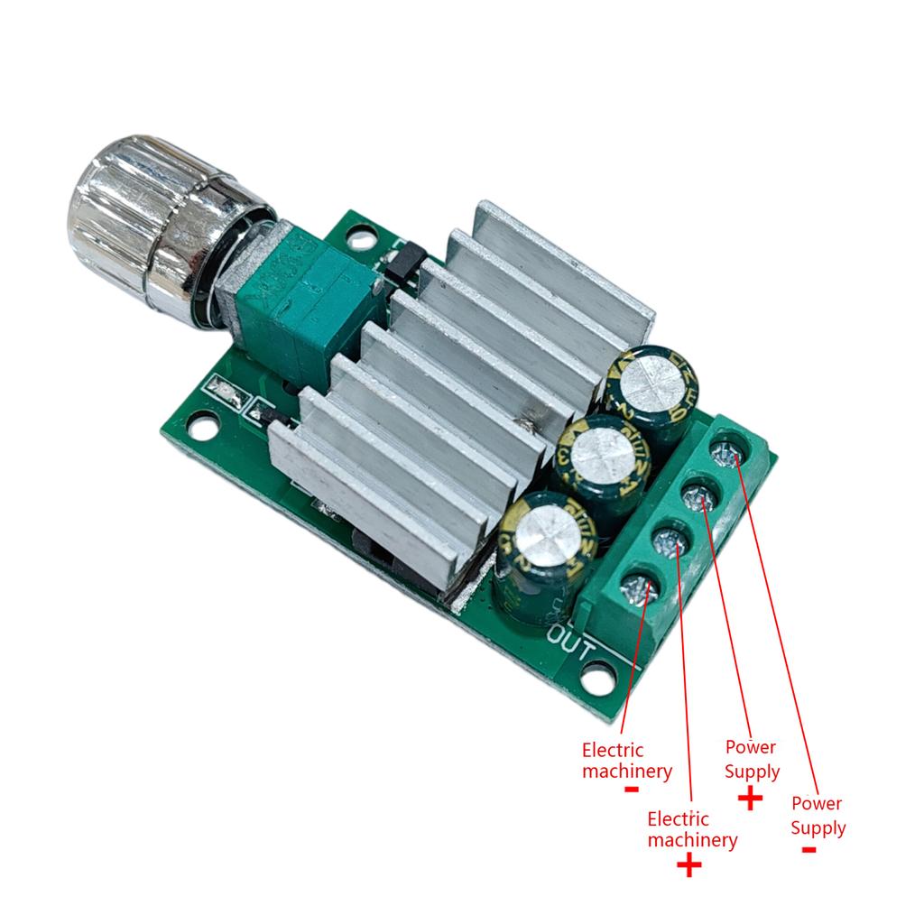 PWM DC Motor Control Speed Regulator 12V 24V 10A Voltage Regulator Dimmer Adjustable Motor Driver Control Switch