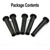 5Pcs Black Rubber Wire Protector Cable Sleeve Boot Cover For Angle Black Rubber Boots Protective Film For Electric Drill Cable